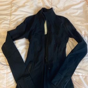 black lululemon define jacket, size 0